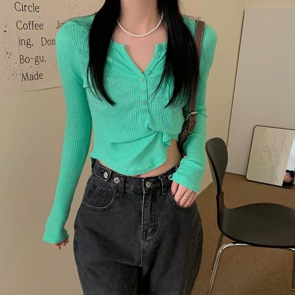 women's t-shirt knitted o-neck ins tees spring autumn clothing long sleeve t shirts thin korean fashion clothes female crop top, White
women's t-shirt knitted o-neck ins tees spring autumn clothing long sleeve t shirts thin korean fashion clothes female crop top, White