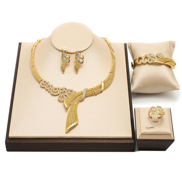 earrings & necklace 2021 statement jewelry set brand dubai gold designer sets wholesale nigerian wedding woman accessories, Silver
earrings & necklace 2021 statement jewelry set brand dubai gold designer sets wholesale nigerian wedding woman accessories, Silver