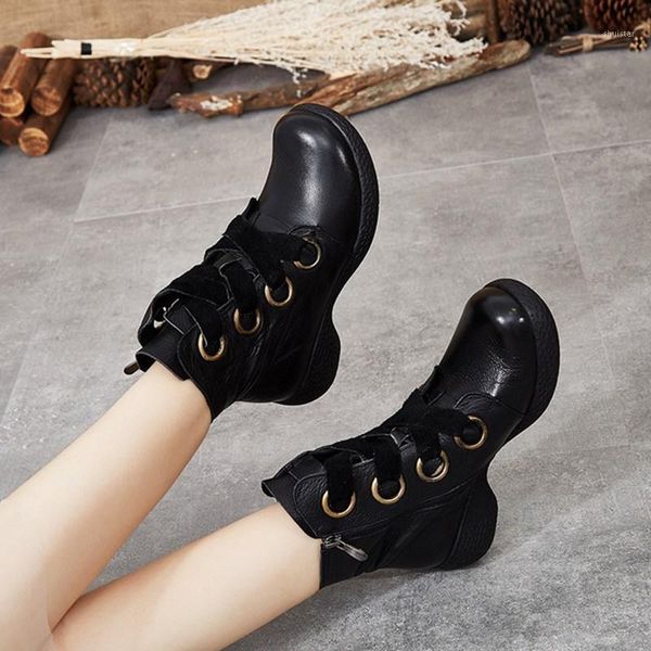 boots 2021 women's autumn winter genuine leather ladies short soft bottom non-slip casual retro1, Black
boots 2021 women's autumn winter genuine leather ladies short soft bottom non-slip casual retro1, Black