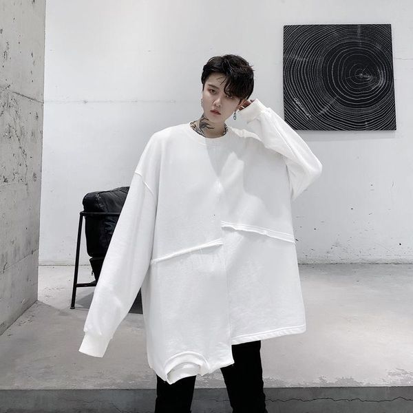 men's hoodies & sweatshirts 2021 spring hoodie japanese trend loose trendy brand personality hair stylist long sleeve round neck pullov, Black
men's hoodies & sweatshirts 2021 spring hoodie japanese trend loose trendy brand personality hair stylist long sleeve round neck pullov, Black