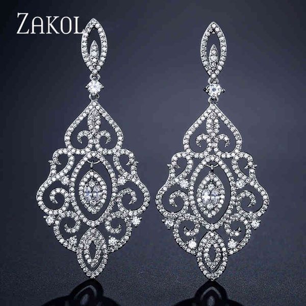 zakol luxury leaf full micro paved cubic zirconia big drop earrings fashion wedding party jewelry for women fsep2186, Bronze;silver
zakol luxury leaf full micro paved cubic zirconia big drop earrings fashion wedding party jewelry for women fsep2186, Bronze;silver
