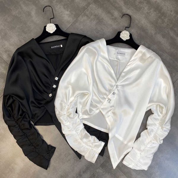 fabpop autumn long batwing sleeve v neck single breasted diamonds buttons slim shirt women irregular gc004 210709, White
fabpop autumn long batwing sleeve v neck single breasted diamonds buttons slim shirt women irregular gc004 210709, White