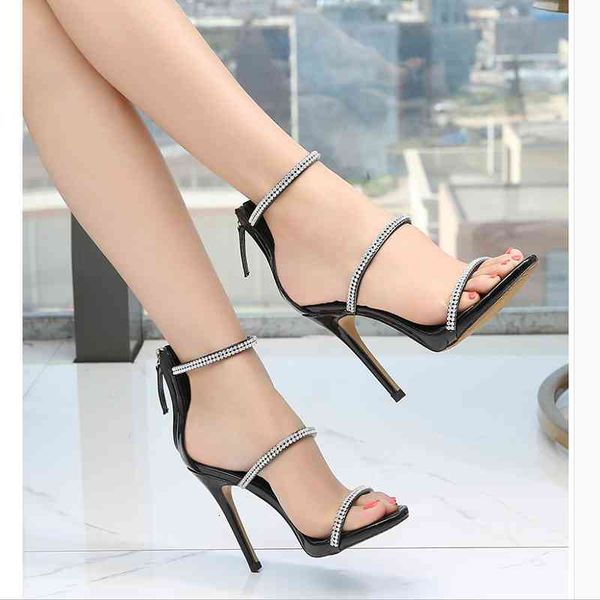 slippers 2021 summer stiletto heels feminine banquet dress small size sandals fashion strap bridal wedding shoes t1ys, Black
slippers 2021 summer stiletto heels feminine banquet dress small size sandals fashion strap bridal wedding shoes t1ys, Black
