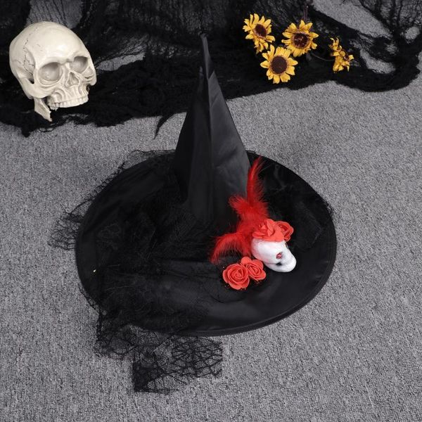 party hats red lace witch hat decoration costume stage show props for cosplay festival masquerade
party hats red lace witch hat decoration costume stage show props for cosplay festival masquerade