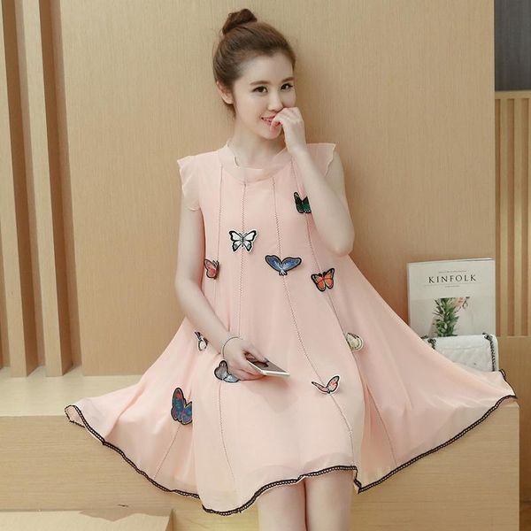 80564# maternity clothes summer sleeveless easy matching loose stylish dress pregnant women mom dresses, White
80564# maternity clothes summer sleeveless easy matching loose stylish dress pregnant women mom dresses, White