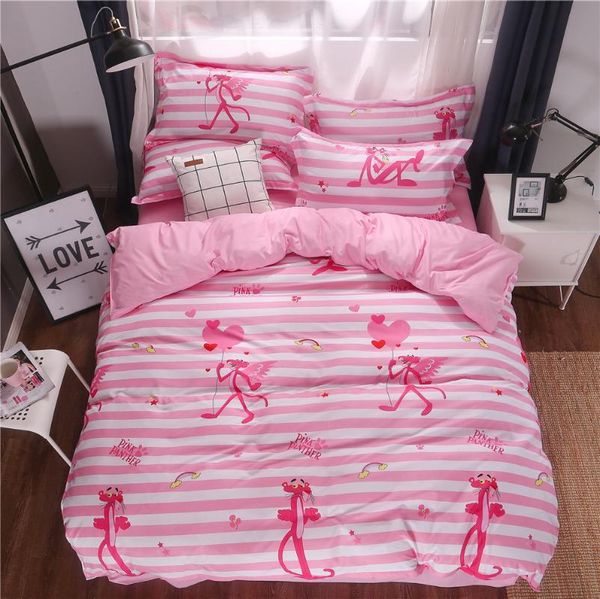 bedding sets cartoon pink panther 3/4pcs geometric pattern bed linings girls duvet cover sheet pillowcases
bedding sets cartoon pink panther 3/4pcs geometric pattern bed linings girls duvet cover sheet pillowcases