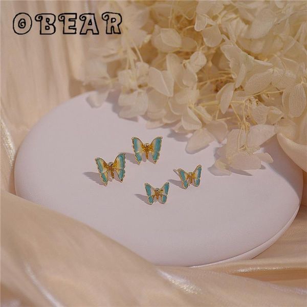 14k real gold temperament painting butterfly stud earrings woman elegant classic wedding jewelry gift, Golden;silver
14k real gold temperament painting butterfly stud earrings woman elegant classic wedding jewelry gift, Golden;silver