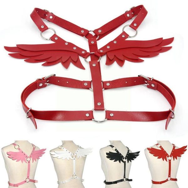 belts angel wing faux leather adjustable harness beach collar shoulder statement halterneck lingerie gothic waist bondage se c2l6, Black;brown
belts angel wing faux leather adjustable harness beach collar shoulder statement halterneck lingerie gothic waist bondage se c2l6, Black;brown