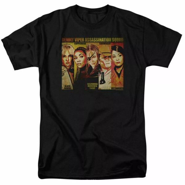 Kill Bill Deadly Viper Assassination Squad T Shirt Licensed Movie Retro Black, White;black
Kill Bill Deadly Viper Assassination Squad T Shirt Licensed Movie Retro Black, White;black