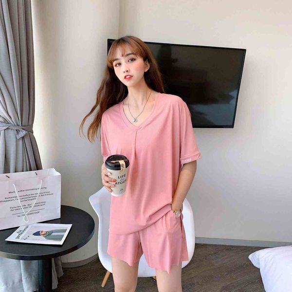 women's sleepwear women pajama sets short sleeve elegant v neck sleepwear thin summer pyjamas suit female casual large size student, Black;red
women's sleepwear women pajama sets short sleeve elegant v neck sleepwear thin summer pyjamas suit female casual large size student, Black;red