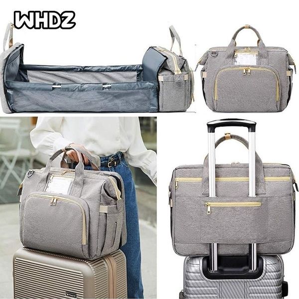 in 1 multifunctional diaper backpack folding crib maternity nursing bag mommy bags big capacity travel for diapers
in 1 multifunctional diaper backpack folding crib maternity nursing bag mommy bags big capacity travel for diapers