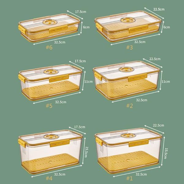 storage bottles & jars plastic food box container with lid and drain tray timing function fridge produce saver refrigerator organizer keeper
storage bottles & jars plastic food box container with lid and drain tray timing function fridge produce saver refrigerator organizer keeper