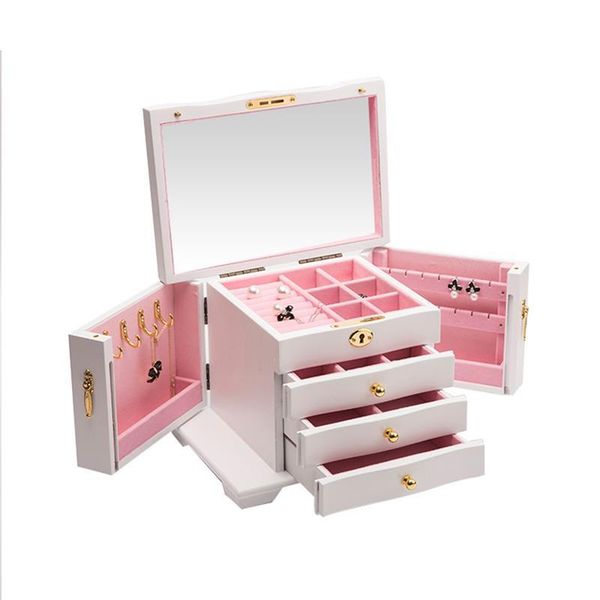 storage boxes & bins luxury large wooden jewelry box organizer earring ring necklace drawer jewellery case exquisite holder
storage boxes & bins luxury large wooden jewelry box organizer earring ring necklace drawer jewellery case exquisite holder