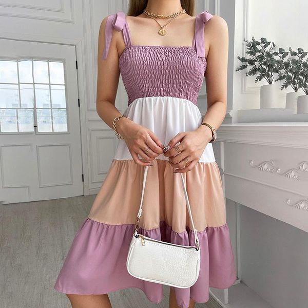 casual dresses pink beach vest dress women summer holiday ruched bust sleeveless knee streetwear robes, Black;gray
casual dresses pink beach vest dress women summer holiday ruched bust sleeveless knee streetwear robes, Black;gray
