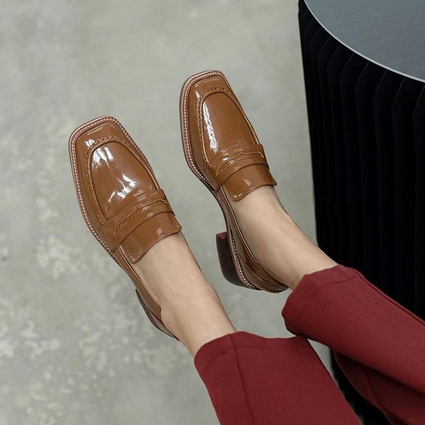 dress shoes autumn 21 deep mouth single small women's preppy loafers commuting, Black
dress shoes autumn 21 deep mouth single small women's preppy loafers commuting, Black