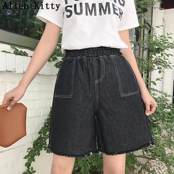 women's shorts alien kitty summer fashion high waist female loose elastic casual solid fresh thin pockets ladies black short, White;black
women's shorts alien kitty summer fashion high waist female loose elastic casual solid fresh thin pockets ladies black short, White;black