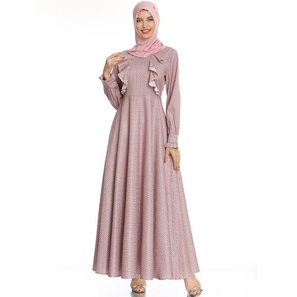 ethnic clothing muslim dress fashion middle east eid arab ruffle print swing dubai abaya turkey saudi arabia women's long donsignet, Red
ethnic clothing muslim dress fashion middle east eid arab ruffle print swing dubai abaya turkey saudi arabia women's long donsignet, Red