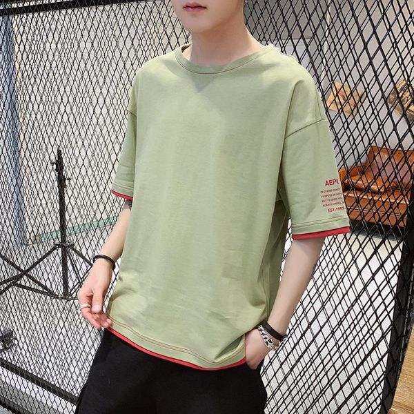 men's t-shirts 2021 short-sleeved t-shirt summer round neck youth fashion thin bottoming shirt pullover clothes, White;black
men's t-shirts 2021 short-sleeved t-shirt summer round neck youth fashion thin bottoming shirt pullover clothes, White;black