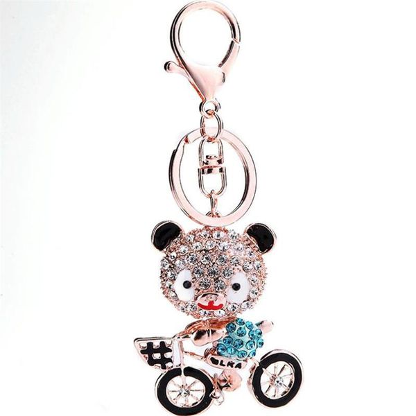 keychains crystal bear&bike lovely zinc alloy animal teddy key chain for girl rings women handbag charm accessory drop, Silver
keychains crystal bear&bike lovely zinc alloy animal teddy key chain for girl rings women handbag charm accessory drop, Silver