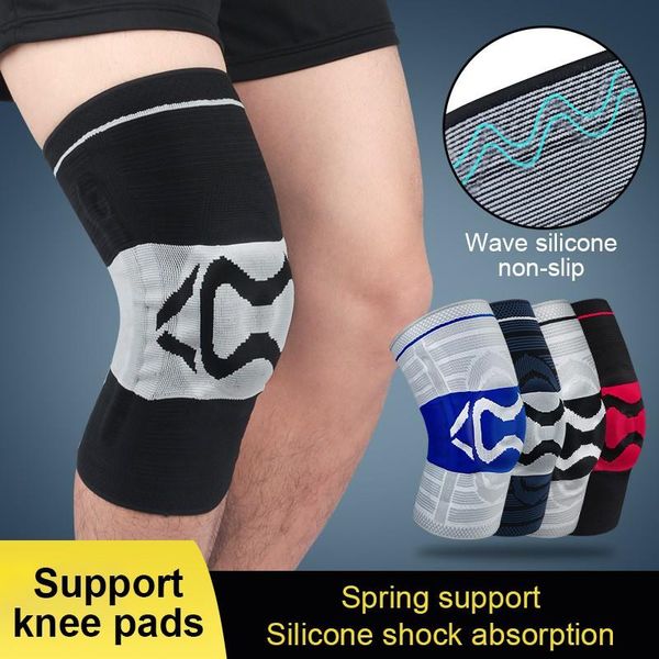1pc knee protector brace silicone spring pad basketball running compression sleeve support sports pads // elbow &, Black;gray
1pc knee protector brace silicone spring pad basketball running compression sleeve support sports pads // elbow &, Black;gray