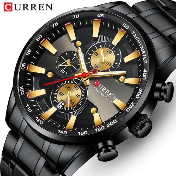 wristwatches curren man watch business sport causal men watches quartz 30m waterproof stainless steel strap gold clock military luxury, Slivery;brown
wristwatches curren man watch business sport causal men watches quartz 30m waterproof stainless steel strap gold clock military luxury, Slivery;brown