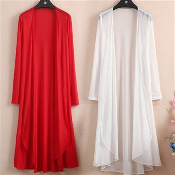 beach women's summer gauze thin shawl coat medium long sleeved cardigan large size with cloak sunscreen for women
beach women's summer gauze thin shawl coat medium long sleeved cardigan large size with cloak sunscreen for women