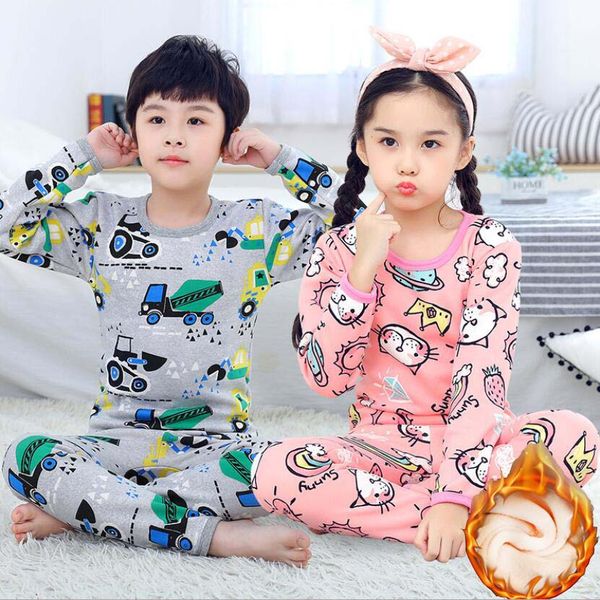Kids Pajamas Sets Baby Animal Cartoon Sleepwear Unisex Winter Fleece Inside Pyjamas Teenage Nightwear Warm Jacket Children Johns
Kids Pajamas Sets Baby Animal Cartoon Sleepwear Unisex Winter Fleece Inside Pyjamas Teenage Nightwear Warm Jacket Children Johns