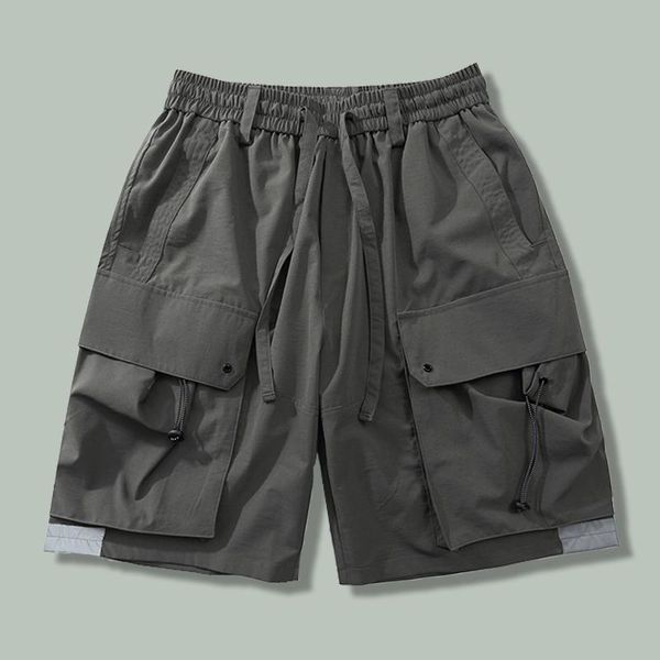 men's shorts harajuku multi pocket cargo summer solid color casual 2021 hip hop streetwear jogger five point pants, White;black
men's shorts harajuku multi pocket cargo summer solid color casual 2021 hip hop streetwear jogger five point pants, White;black