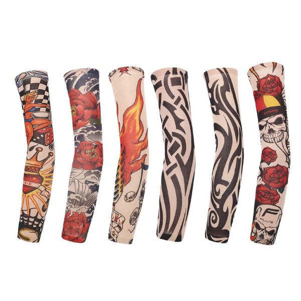 elbow & knee pads 6 pcs tattooed arm sleeve sun block sleeves prevention for men outdoor riding, Black;gray
elbow & knee pads 6 pcs tattooed arm sleeve sun block sleeves prevention for men outdoor riding, Black;gray