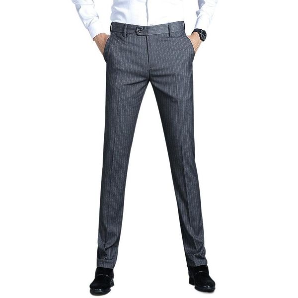 men's suits & blazers pants for men slim suit business casual straight leg to work four seasons korean version thin, White;black
men's suits & blazers pants for men slim suit business casual straight leg to work four seasons korean version thin, White;black