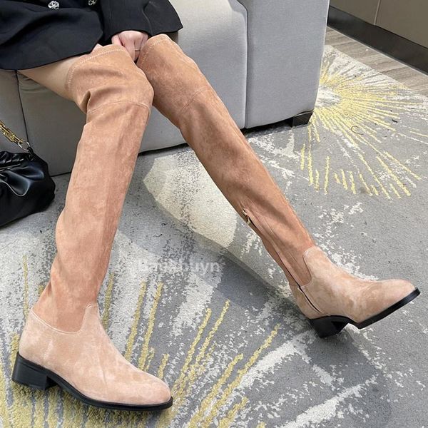 boots latest women shoes high-end quality stretch stylish non-slip wear-resistant knight with leather lining, Black
boots latest women shoes high-end quality stretch stylish non-slip wear-resistant knight with leather lining, Black