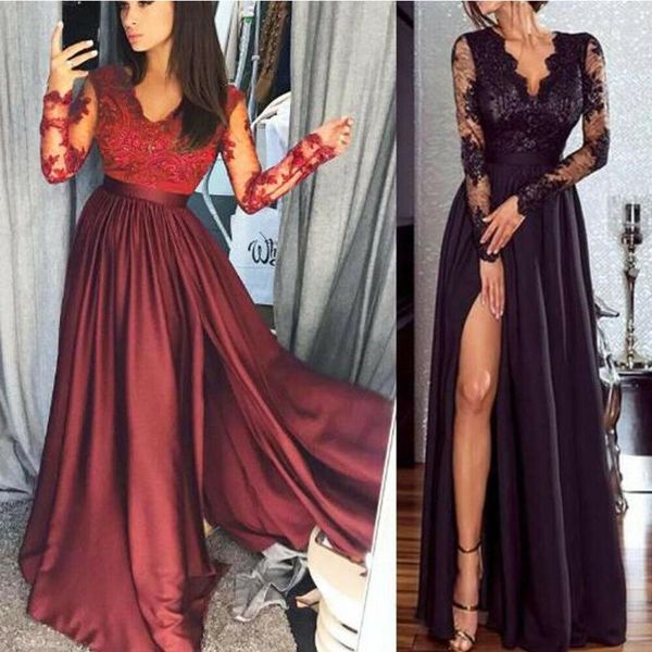 casual dresses lace mesh dress elegant women see-through long sleeve v neck party formal high waist maxi, Black;gray
casual dresses lace mesh dress elegant women see-through long sleeve v neck party formal high waist maxi, Black;gray