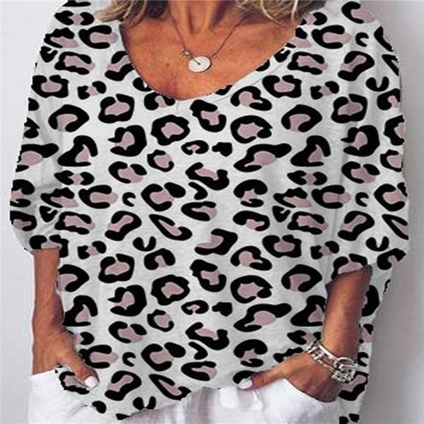 summer loose v-neck t-shirt women fashion casual leopard print female middle sleeve tee shirt plus size clothig women's, White
summer loose v-neck t-shirt women fashion casual leopard print female middle sleeve tee shirt plus size clothig women's, White
