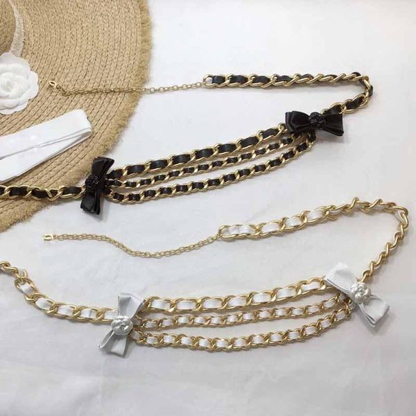 belts genuine 2021 runway cowhide waist chain camellia flower belt double bowknot three-layer waistband elegant, Black;brown
belts genuine 2021 runway cowhide waist chain camellia flower belt double bowknot three-layer waistband elegant, Black;brown