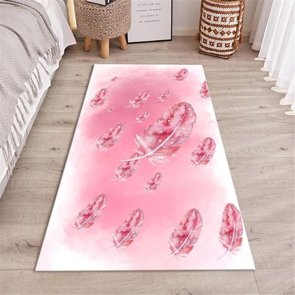 carpets cartoon feather pink floor mat for girl room decoration princess style bedside kitchen runner washable doormat non-slip
carpets cartoon feather pink floor mat for girl room decoration princess style bedside kitchen runner washable doormat non-slip