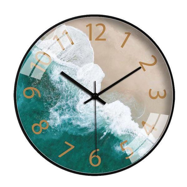 wall clocks 12 inch large clock living room bedroom home decor sea art simple silent modern design brief
wall clocks 12 inch large clock living room bedroom home decor sea art simple silent modern design brief