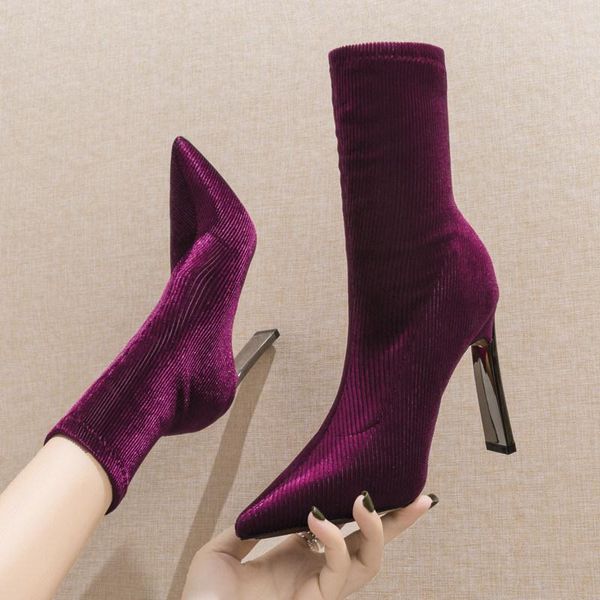 boots europe and america pointed thick with short elastic socks autumn winter slim fashion women's, Black
boots europe and america pointed thick with short elastic socks autumn winter slim fashion women's, Black