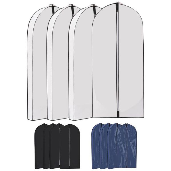 storage boxes & bins 4x dustproof garment bag waterproof protector zipper transparent for travel closet shirts clothes
storage boxes & bins 4x dustproof garment bag waterproof protector zipper transparent for travel closet shirts clothes