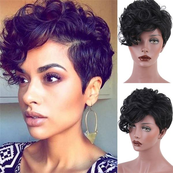10 inches synthetic wig simulation human hair wigs short bobo black perruques de cheveux humains wig-009a
10 inches synthetic wig simulation human hair wigs short bobo black perruques de cheveux humains wig-009a