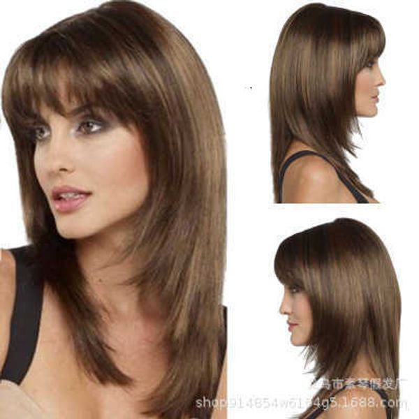 wig female pear flower head fade highlights layered medium long micro curly straight hair, Black
wig female pear flower head fade highlights layered medium long micro curly straight hair, Black