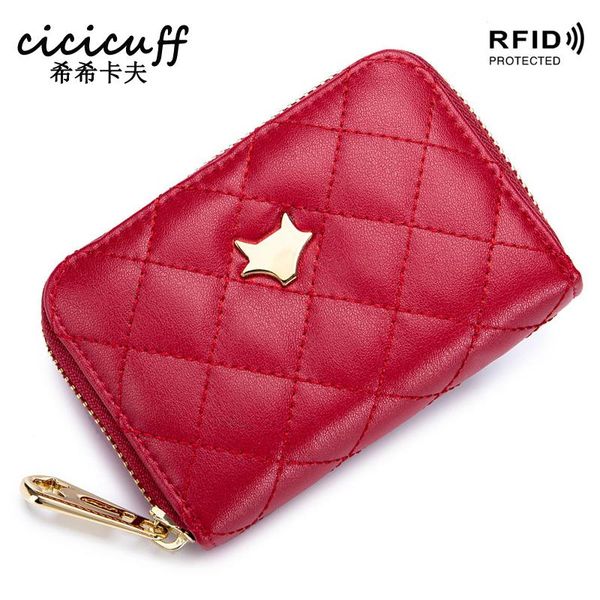 card holders 2021 rfid holder fashion multi-card wallet for women coin slot case simple soft leather organ plaid 10 slots, Brown;gray
card holders 2021 rfid holder fashion multi-card wallet for women coin slot case simple soft leather organ plaid 10 slots, Brown;gray