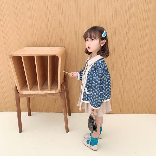 jackets baby girls spring korean fashion style spotted v-neck jacket girl vintage denim outwear long sleeve floral clothes for 2-6y, Blue;gray
jackets baby girls spring korean fashion style spotted v-neck jacket girl vintage denim outwear long sleeve floral clothes for 2-6y, Blue;gray
