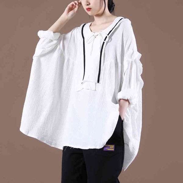 women's polos feminine spring and summer korean style literary ribbon cleavage tether loose sweet shirt cuy4, White
women's polos feminine spring and summer korean style literary ribbon cleavage tether loose sweet shirt cuy4, White