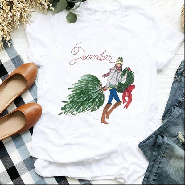 women lady kawaii happy mood cute clothes cartoon fashion merry christmas tshirt female graphic shirt t, White
women lady kawaii happy mood cute clothes cartoon fashion merry christmas tshirt female graphic shirt t, White