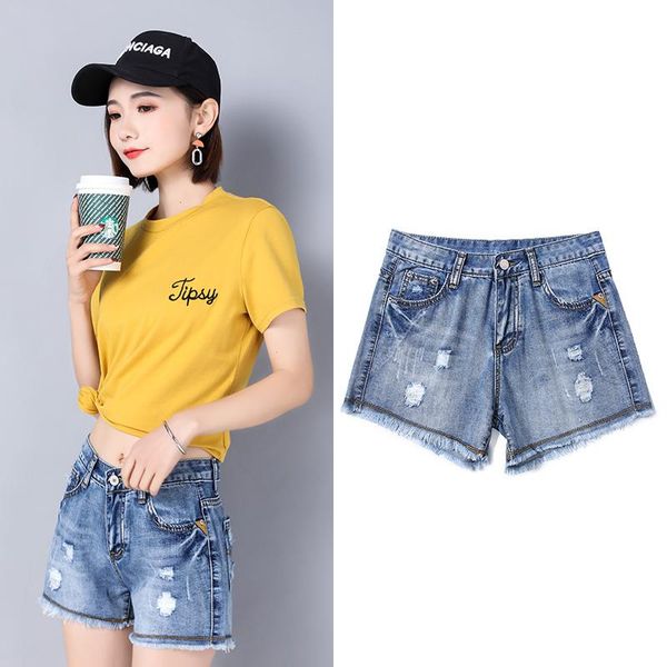 spring summer korean aesthetic wide leg ripped loose short jeans feminino women's, Blue
spring summer korean aesthetic wide leg ripped loose short jeans feminino women's, Blue