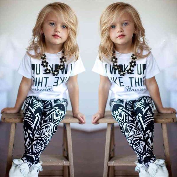 2pcs infant toddler kids girls i woke up like this white casual t shirt pants outfits set 2 9y
2pcs infant toddler kids girls i woke up like this white casual t shirt pants outfits set 2 9y