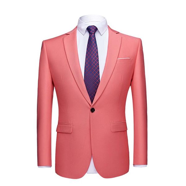 men's suits & blazers 2021 men suit jacket mens business jackets formal office casual slim fit black green purple pink wedding party dr, White;black
men's suits & blazers 2021 men suit jacket mens business jackets formal office casual slim fit black green purple pink wedding party dr, White;black