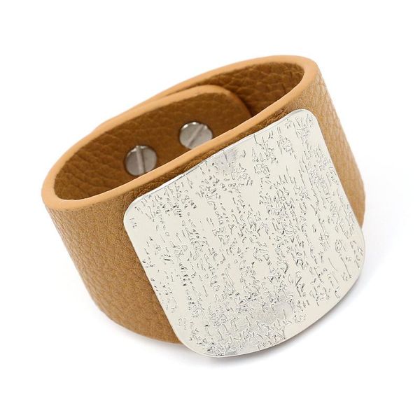 bangle 2021 trends jewelry exaggerated versatile personalized metal bracelet handsome pu leather fashion wide women, Black
bangle 2021 trends jewelry exaggerated versatile personalized metal bracelet handsome pu leather fashion wide women, Black