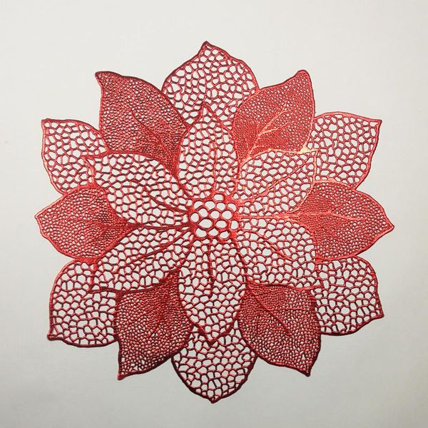 mats & pads 4/6pcs lotus flower pvc placemat western food cushion tablemat bronzing hollow decoration mat for restaurant kitchen antislip
mats & pads 4/6pcs lotus flower pvc placemat western food cushion tablemat bronzing hollow decoration mat for restaurant kitchen antislip