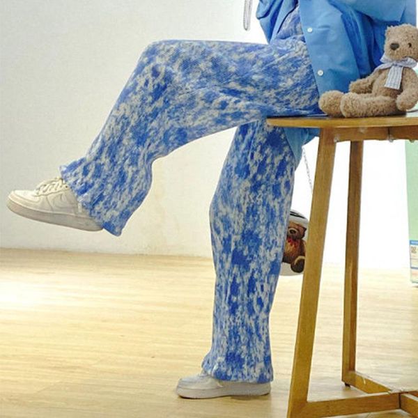women's pants & capris chic tie-dye wide-leg women autumn korean vintage loose high-waist harajuku elastic waist hip-hop straight-leg, Black;white
women's pants & capris chic tie-dye wide-leg women autumn korean vintage loose high-waist harajuku elastic waist hip-hop straight-leg, Black;white
